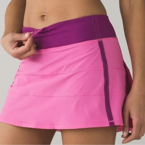 Lululemon Pace Rival Skirt II*R in Pink Paradise/Regal Plum - Picture 1 of 13